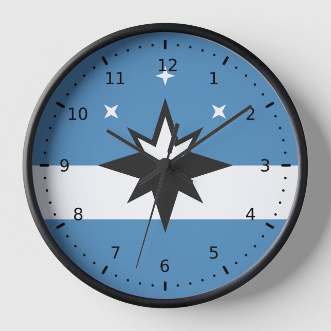 Flag of Springfield, Missouri Clock (Front)