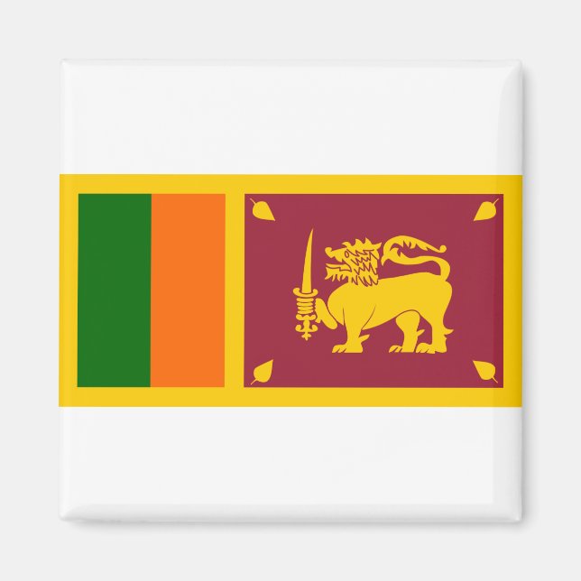 Flag of Sri Lanka Magnet (Front)