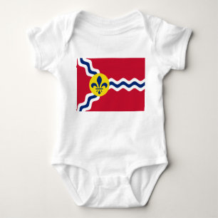 Flag of St Louis (Missouri) Baby Bodysuit