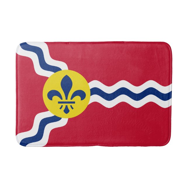 Flag of St. Louis, Missouri Bathroom Mat (Front)