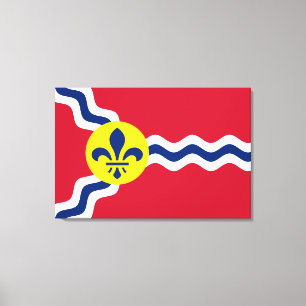 Flag of St Louis (Missouri) Canvas Print