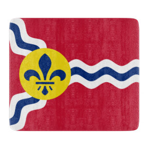 Flag of St Louis (Missouri) Cutting Board