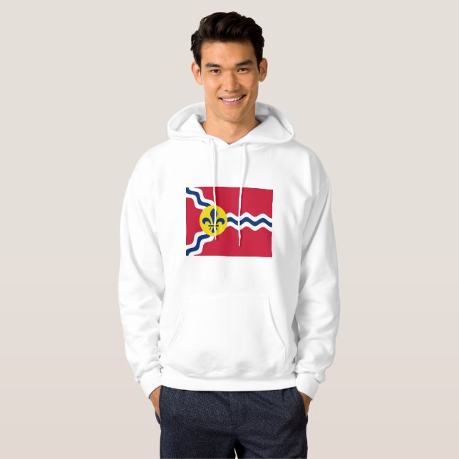 Flag of St. Louis, Missouri Hoodie (Front Full)