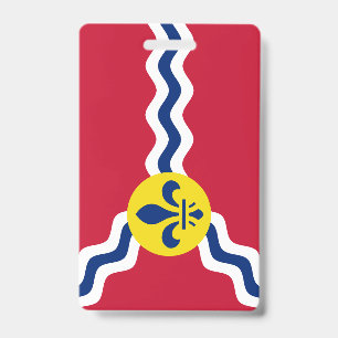 Flag of St. Louis, Missouri ID Badge