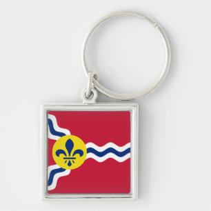 Flag of St. Louis, Missouri Key Ring