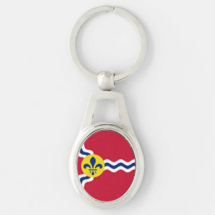 Flag of St. Louis, Missouri Key Ring