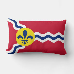 Flag of St. Louis, Missouri Lumbar Cushion