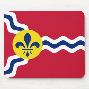Flag of St Louis (Missouri) Mouse Pad
