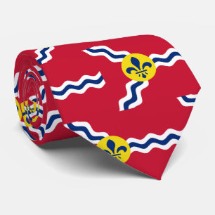 Flag of St. Louis, Missouri Tie
