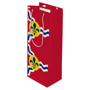 Flag of St. Louis, Missouri Wine Gift Bag