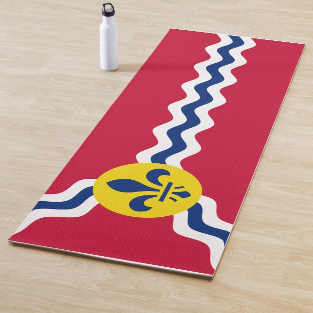 Flag of St. Louis, Missouri Yoga Mat (In Situ)