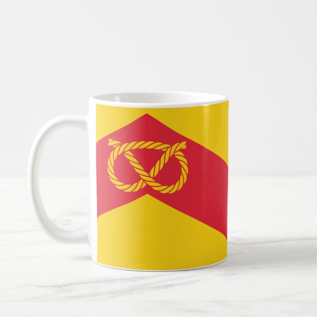 Flag of Staffordshire Coffee Mug (Left)