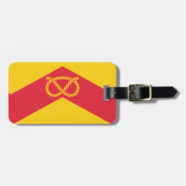 Flag of Staffordshire Luggage Tag (Front Horizontal)
