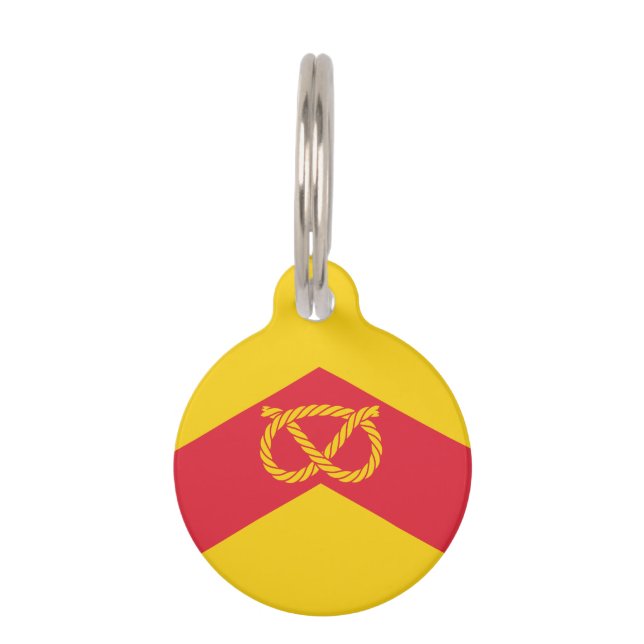 Flag of Staffordshire Pet Tag (Back)