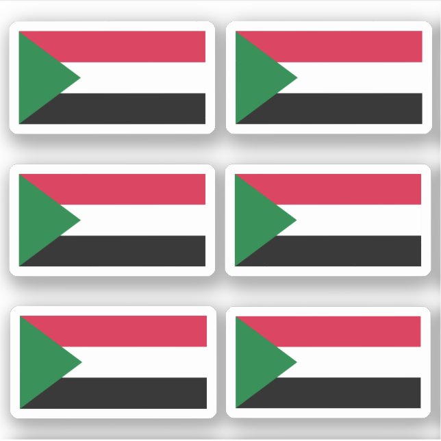 Flag of Sudan - a collection Sticker (Front)