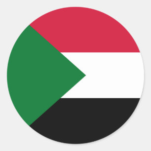 Flag of Sudan Classic Round Sticker