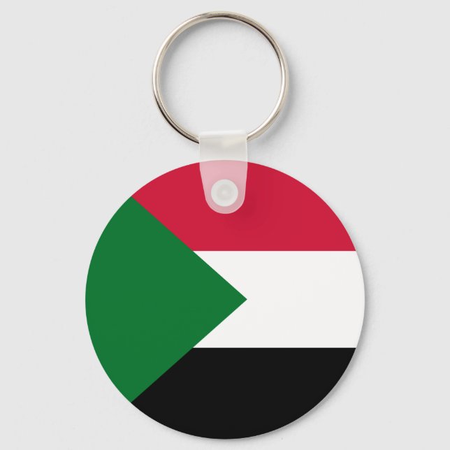Flag of Sudan Key Ring (Front)