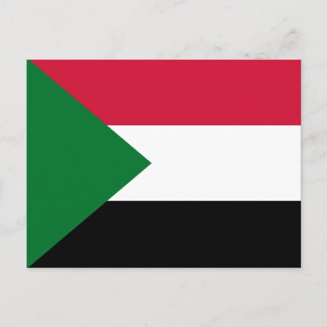 Flag of Sudan Postcard (Front)