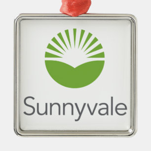 Flag of Sunnyvale (California) Metal Tree Decoration