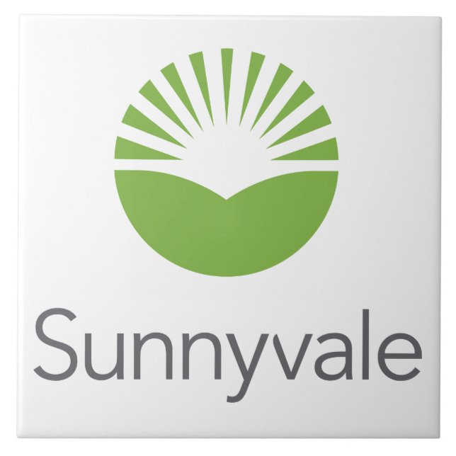 Flag of Sunnyvale (California) Tile (Front)
