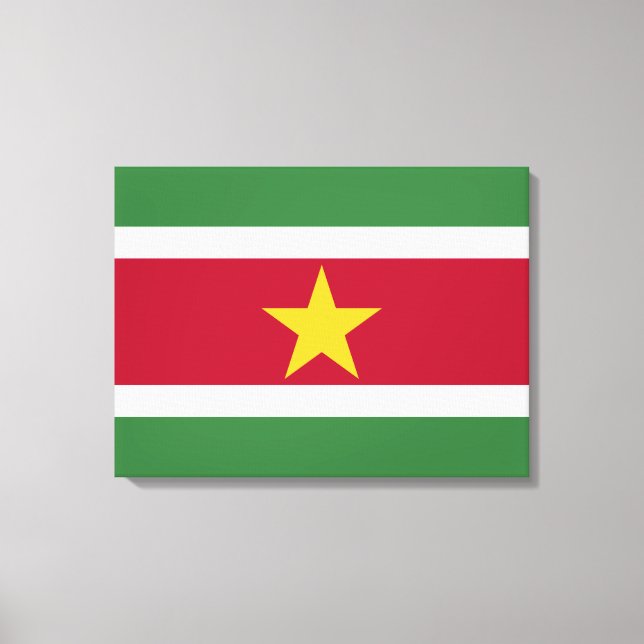 Flag of Suriname Canvas Print (Front)