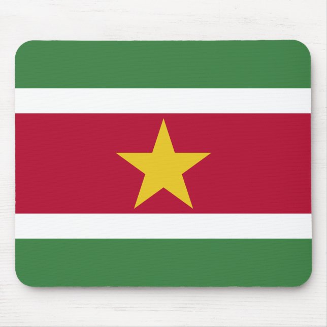 Flag of Suriname Mouse Pad (Front)