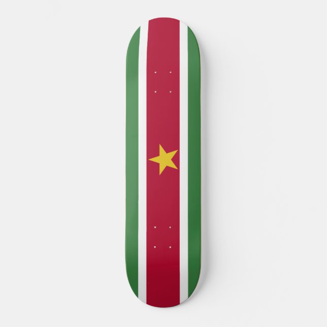 Flag of Suriname Skateboard (Front)