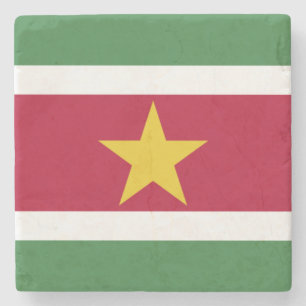 Flag of Suriname Stone Coaster