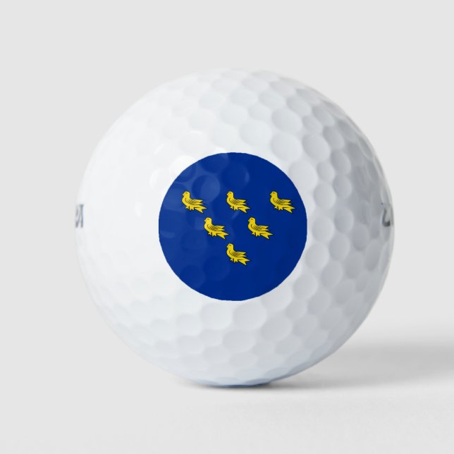 Flag of Sussex Golf Balls (Front)