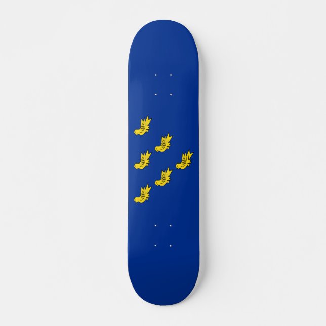 Flag of Sussex Skateboard (Front)