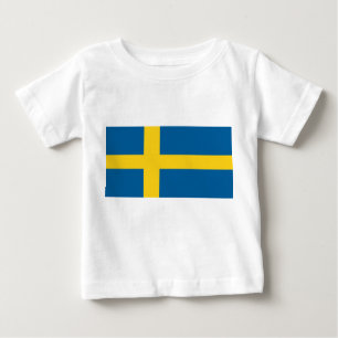 Flag of Sweden Baby T-Shirt
