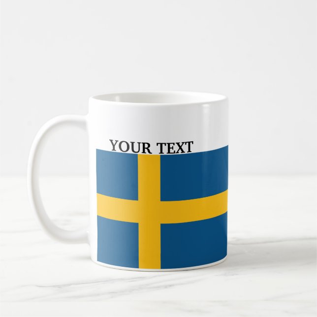 Flag of Sweden Coffee Mug (Left)