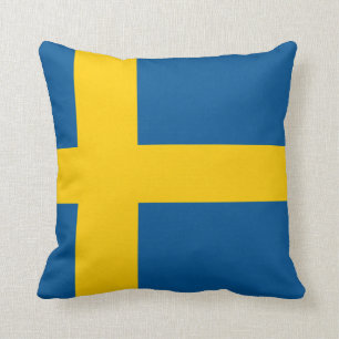 flag of sweden cushion