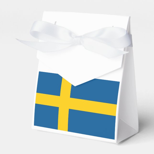 Flag of Sweden Favour Box (Front Side)
