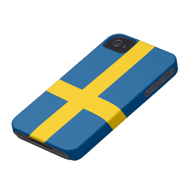 Flag of Sweden iPhone 4/4S Case (Bottom)