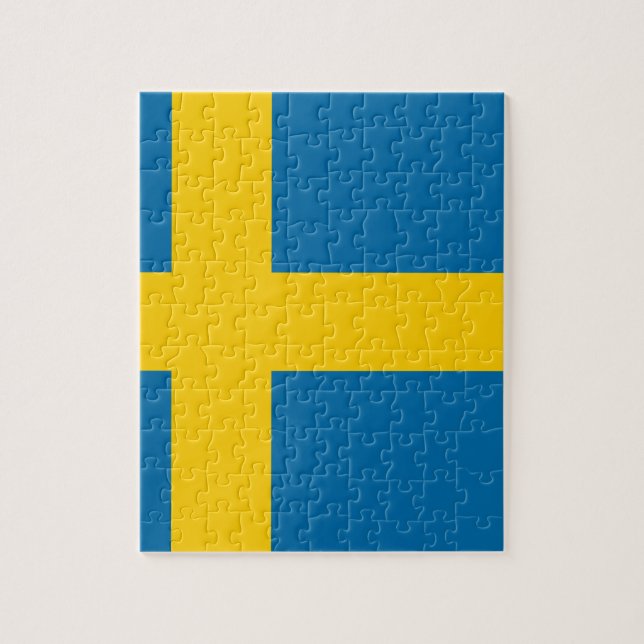 Flag of Sweden Jigsaw Puzzle (Vertical)