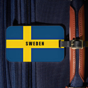 Flag of Sweden Luggage Tag