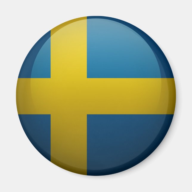 Flag of Sweden Magnet (Front)