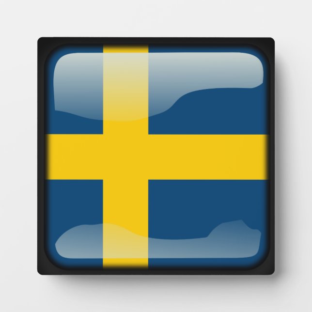 Flag of Sweden Plaque (Front)