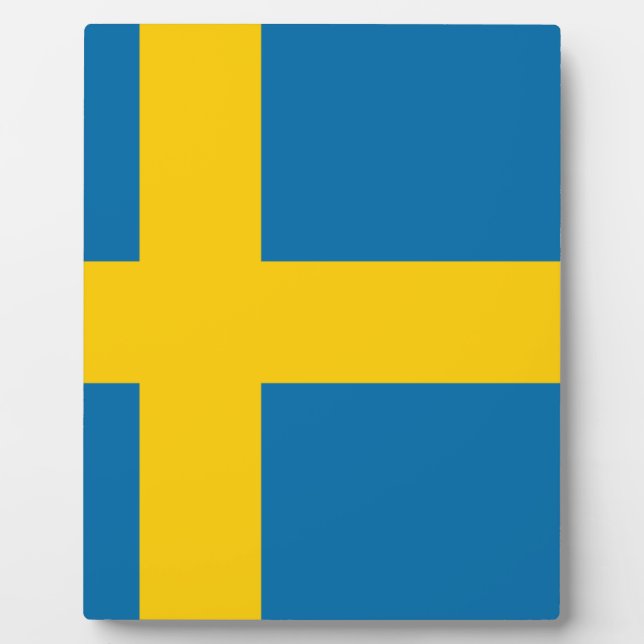 Flag of Sweden Plaque (Front)