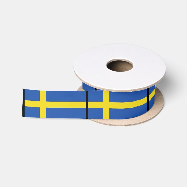 Flag of Sweden Satin Ribbon (Spool)