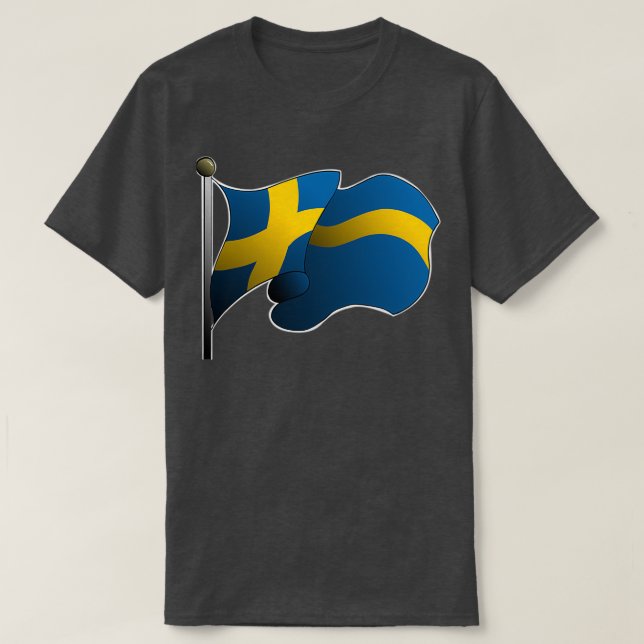 Flag of Sweden T-Shirt (Design Front)