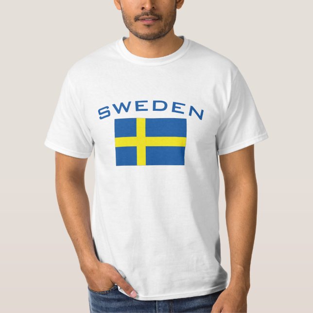 Flag of Sweden T-Shirt (Front)