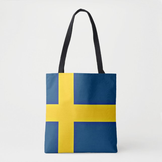 Flag of Sweden Tote Bag (Front)