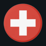 Flag of Switzerland - Die Nationalflagge der Schwe Magnet<br><div class="desc">Flag of Switzerland - Die Nationalflagge der Schweiz</div>
