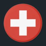 Flag of Switzerland - Die Nationalflagge der Schwe Magnet<br><div class="desc">Flag of Switzerland - Die Nationalflagge der Schweiz</div>