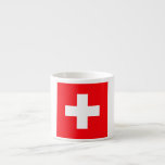 Flag of Switzerland Espresso Cup<br><div class="desc">National flag of Switzerland.</div>