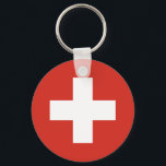 Flag of Switzerland Key Ring<br><div class="desc">..</div>
