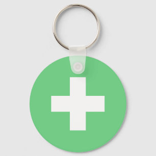 Flag of Switzerland modified - Switzerland - Suiss Key Ring