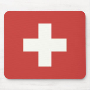 Flag of Switzerland Mouse Pad